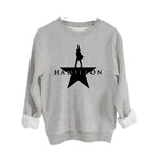 Music graphic printed women's fleece hoodie