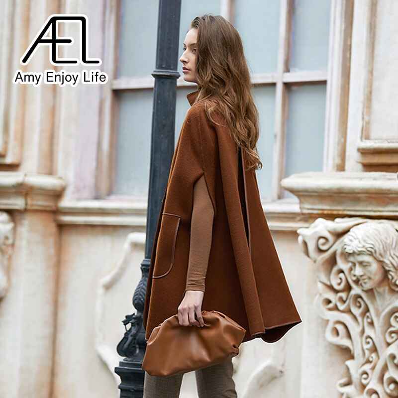 Women's Wool Cape Cloak Coat | District Hurd Limited