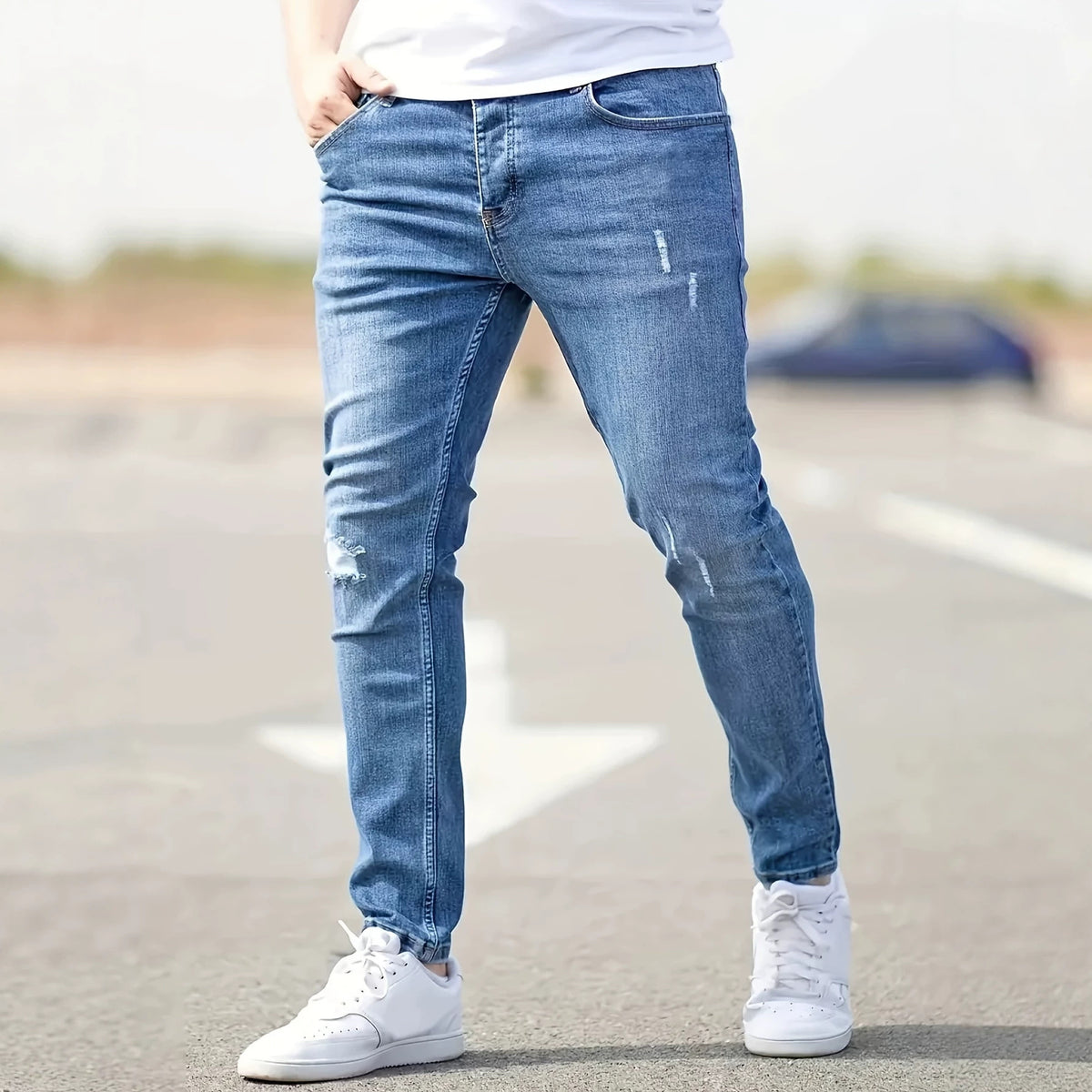 Men Slim Fit Skinny Jeans