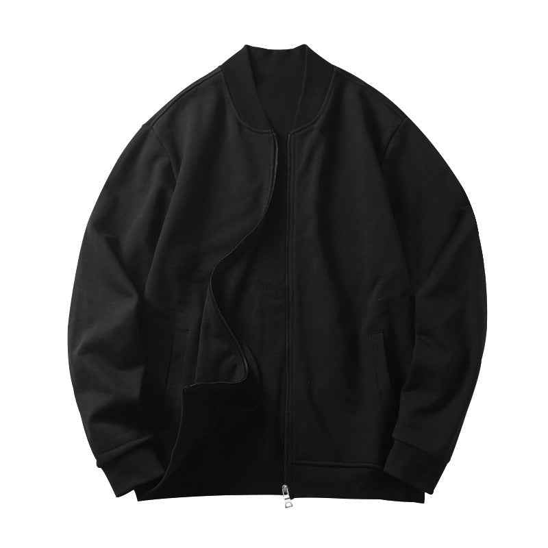 Men's Stand Collar Zip-Up Hoodie Jacket | District Hurd Limited