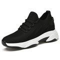 Men's Tie-up Height-Increasing Breathable Mesh Shoes