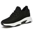 Men's Tie-up Height-Increasing Breathable Mesh Shoes