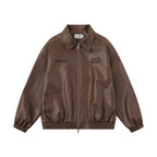 Leather Jacket Unisex – Embroidered Premium Biker Style | District Hurd Limited