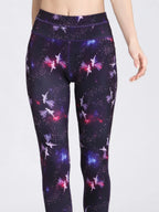Printed High Waist Leggings for Active Wear