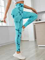 Printed High Waist Leggings for Active Wear