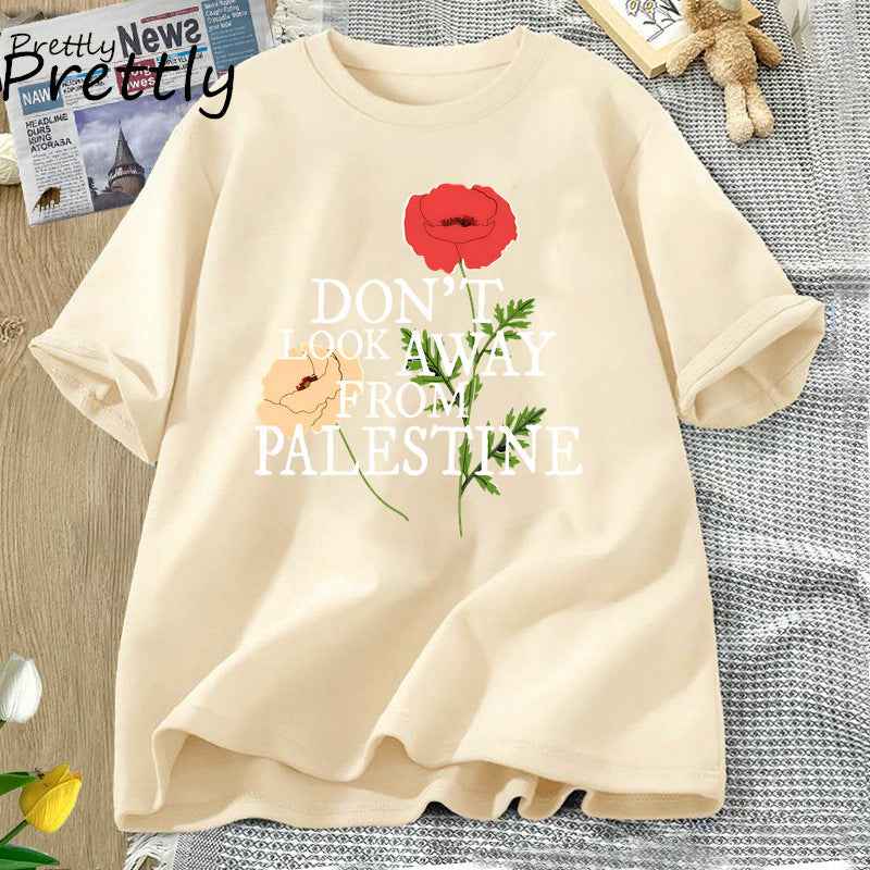 Women's Floral Graphic Cotton T-Shirt | District Hurd Limited