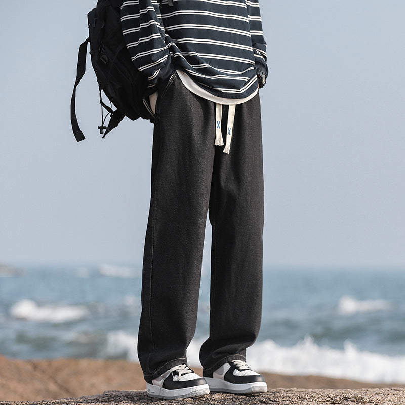 Men's Casual Straight Leg Denim Jeans
