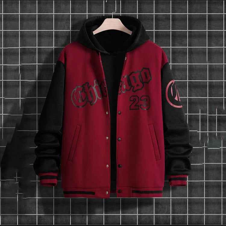 Men's Loose Fit American Baseball Jacket | District Hurd Limited