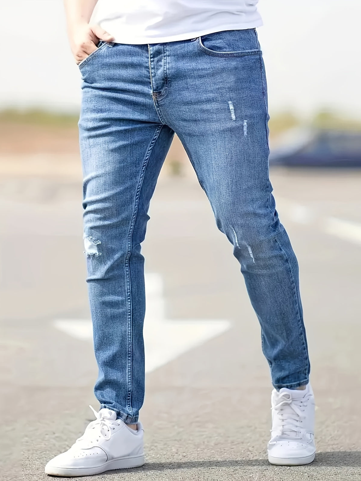 Men Slim Fit Skinny Jeans