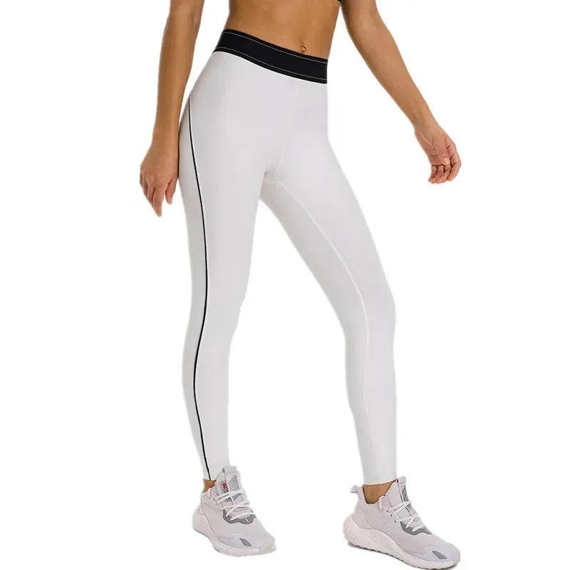 Women Elastic Fitness Leggings Gym Compression Leggings