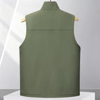Men Casual Fleece Lined Vest