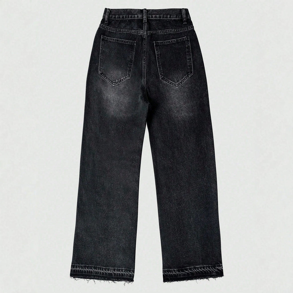 Men Vintage Retro Jeans