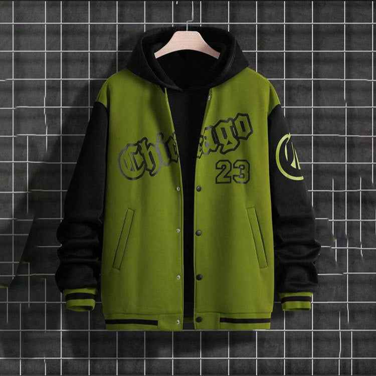 Men's Loose Fit American Baseball Jacket | District Hurd Limited