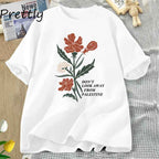 Women's Floral Graphic Cotton T-Shirt | District Hurd Limited