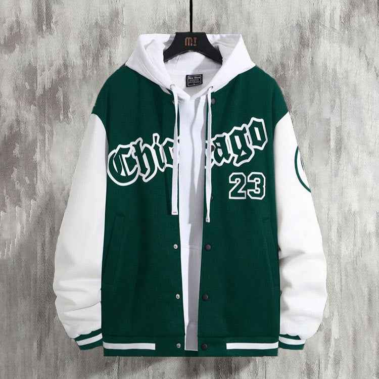 Men's Loose Fit American Baseball Jacket | District Hurd Limited