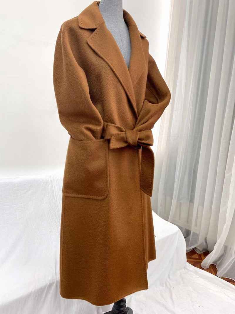Women's Double-Sided Cashmere Wool Coat Windbreaker | District Hurd Limited