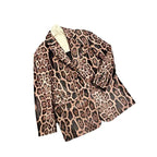 Women's Leopard Print Genuine Sheepskin Leather Jacket | District Hurd Limited