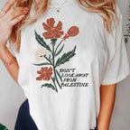 Women's Floral Graphic Cotton T-Shirt | District Hurd Limited