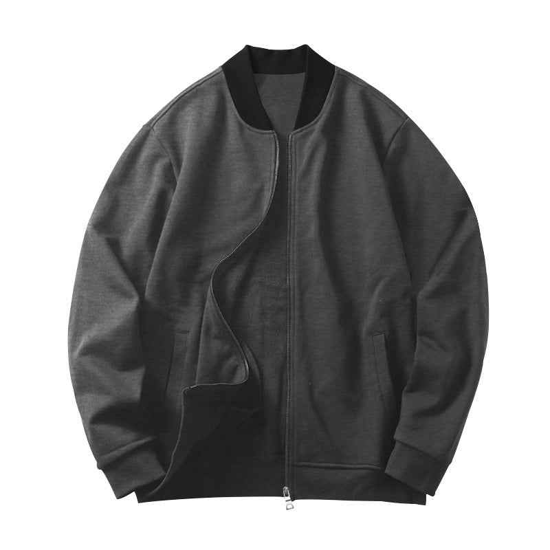 Men's Stand Collar Zip-Up Hoodie Jacket | District Hurd Limited