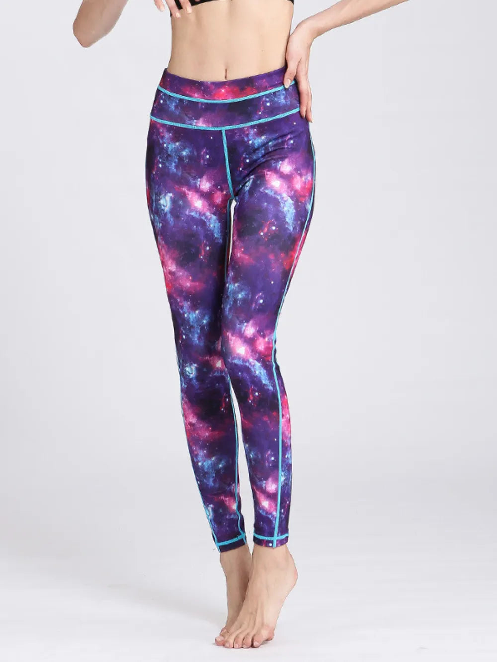 Printed High Waist Leggings for Active Wear