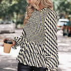 Women's Wave Print Hooded Longline Shirt | District Hurd Limited