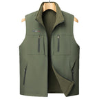 Men Casual Fleece Lined Vest