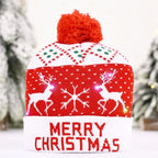 Christmas Hats Knitted Hats With LED Light Flash Lamp