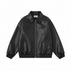 Leather Jacket Unisex – Embroidered Premium Biker Style | District Hurd Limited