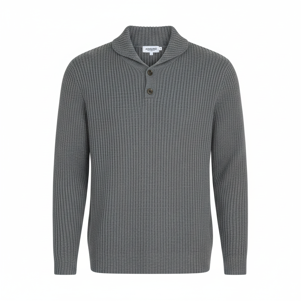 Knit Jumper Unisex – Retro Turn-Down Collar Vintage Style | District Hurd Limited
