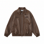 Leather Jacket Unisex – Embroidered Premium Biker Style | District Hurd Limited